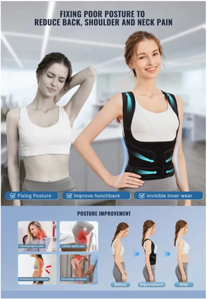 OrthoAlign™ Posture Corrector Back Support Belt