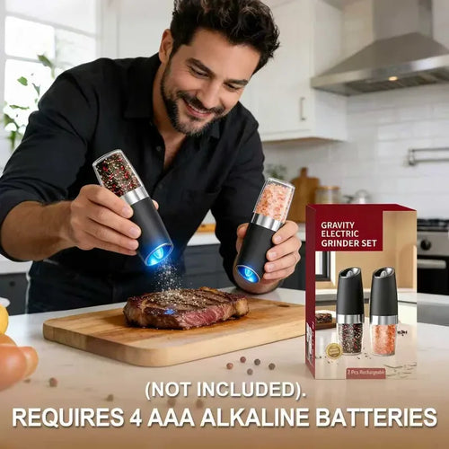 Electric Gravity Salt and Pepper Grinder