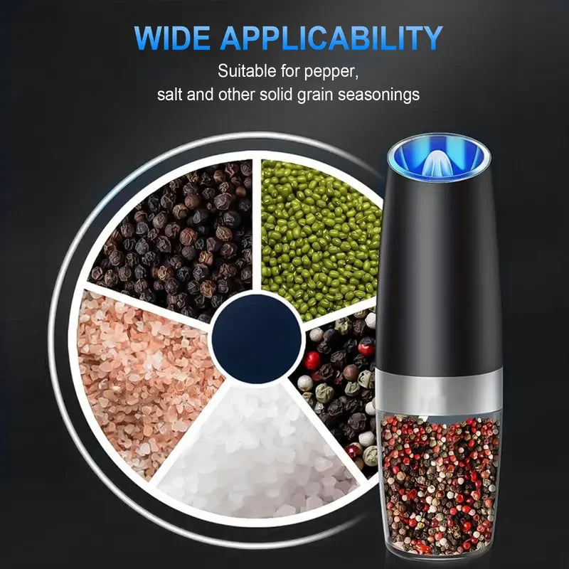 Electric Gravity Salt and Pepper Grinder