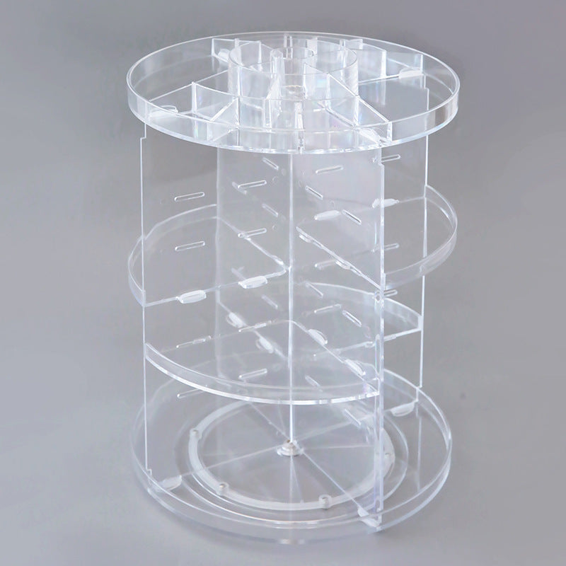 Rotating Acrylic Makeup Organizer for Vanity Table