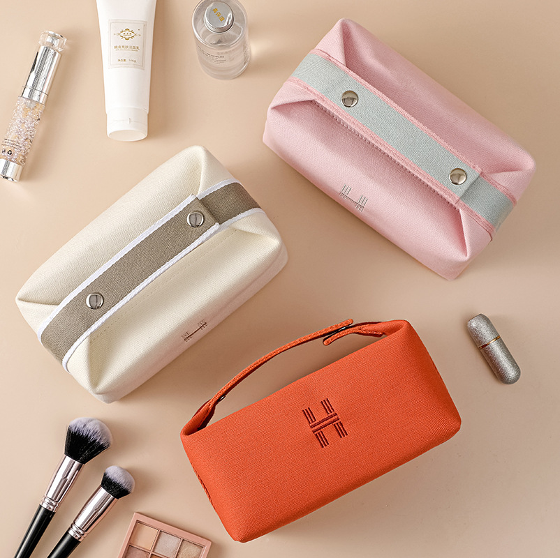 Waterproof Canvas Travel Toiletry Organizer Bag