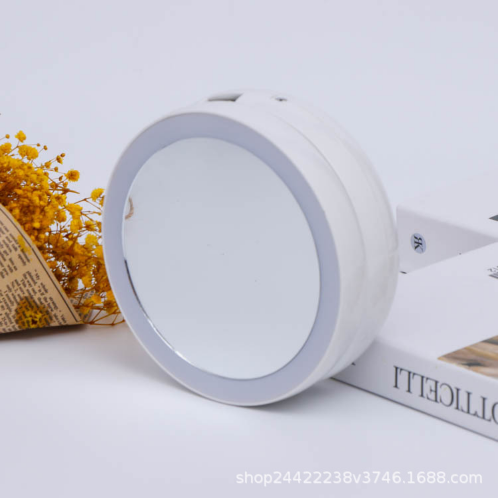 Folding LED Vanity Mirror for Student Dormitories