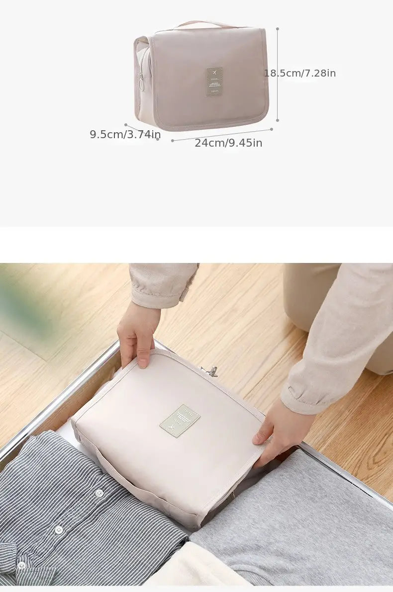 Portable Waterproof Hanging Toiletry Bag for Travel