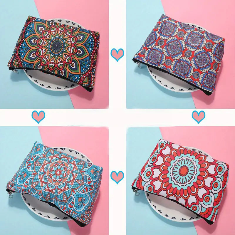 Vintage Waterproof PU Travel Makeup Cosmetic Bag Organizer