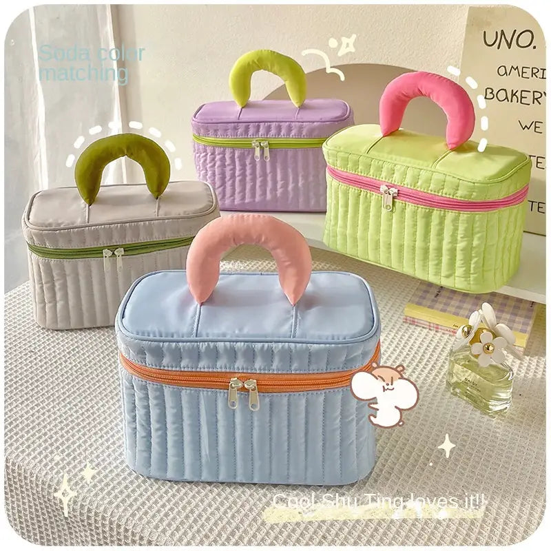 Portable Travel Makeup and Toiletry Organizer Bag